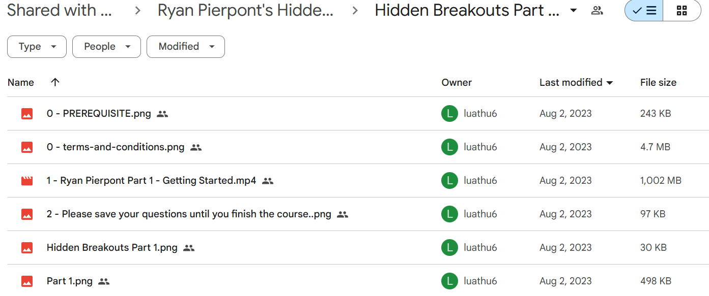 Hidden Breakouts Course