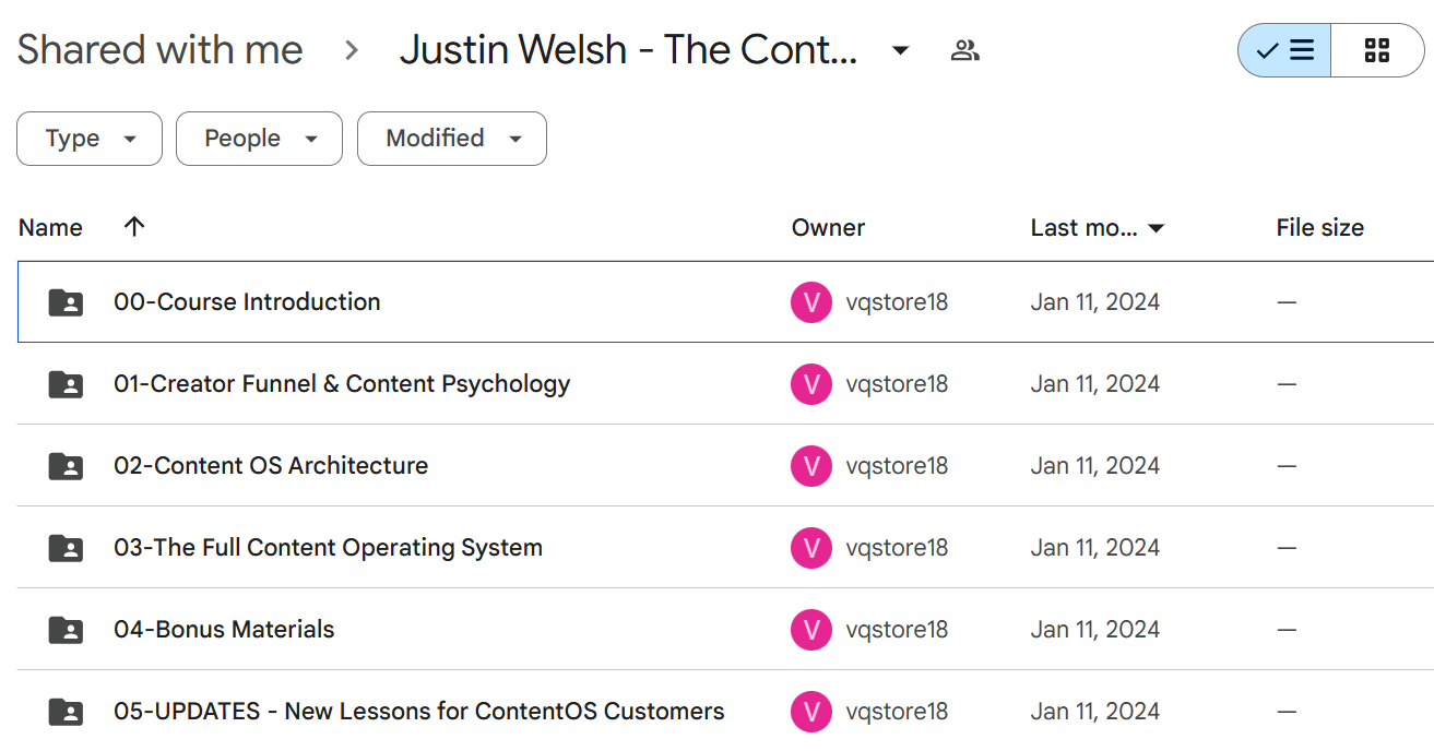 Download Justin Welsh The Content Operating System
