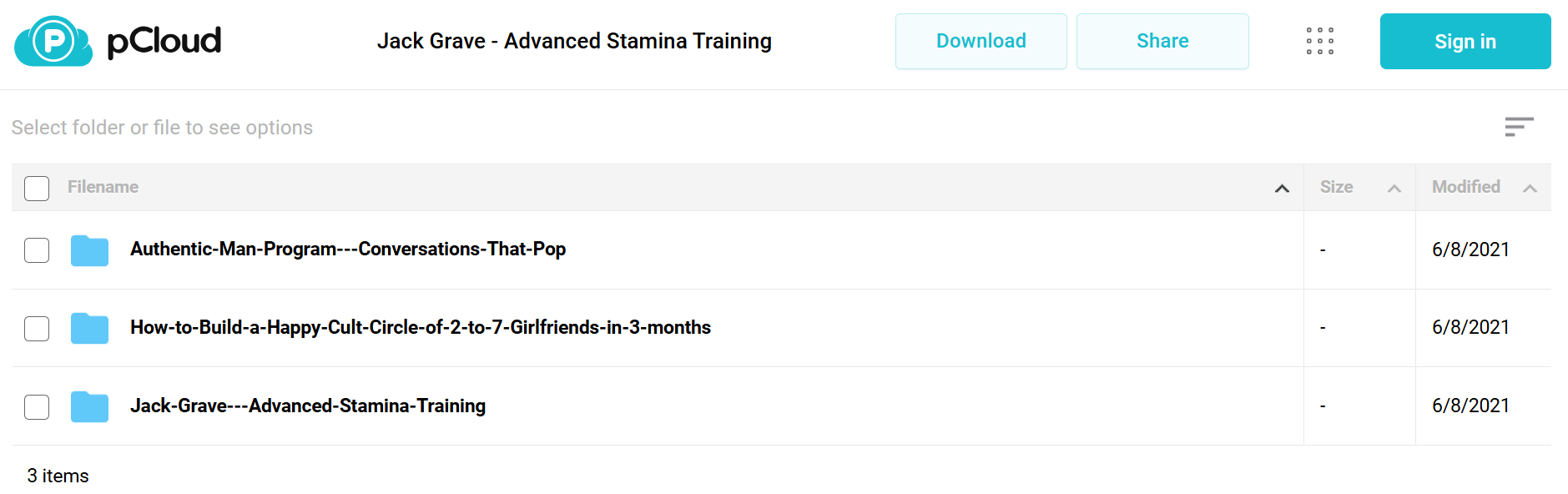 Download Jack Grave Advanced Stamina Training