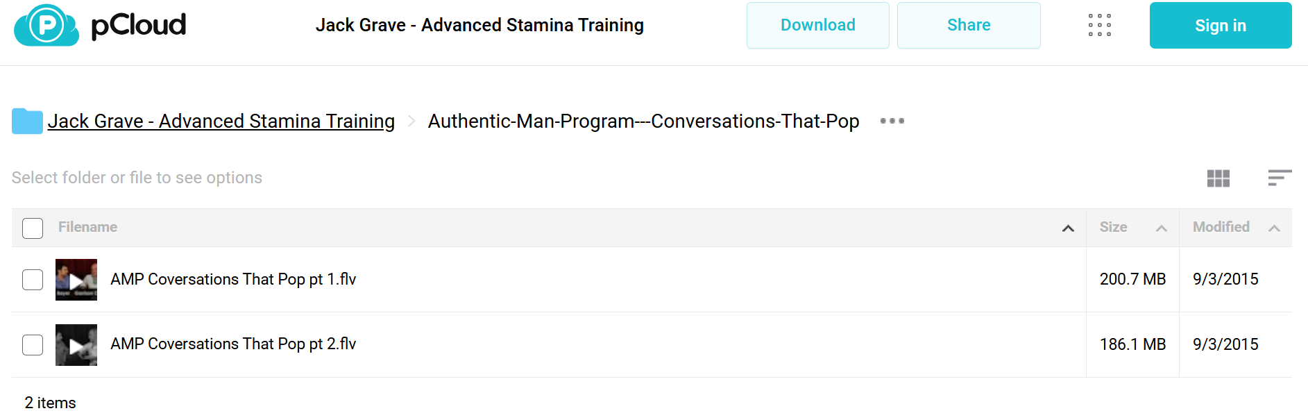 Advanced Stamina Training