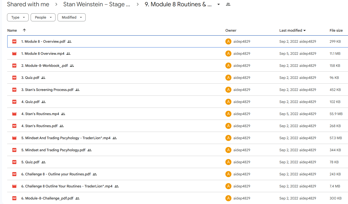 Stage Analysis Masterclass