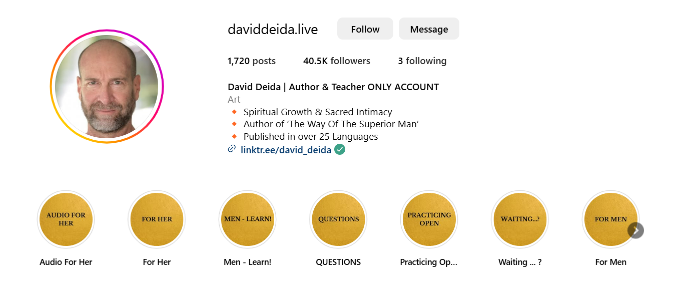 Who is David Deida