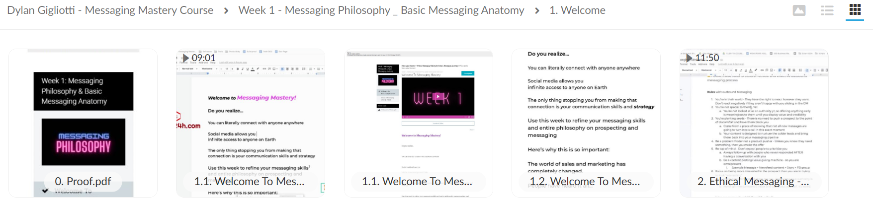 Messaging Mastery Course