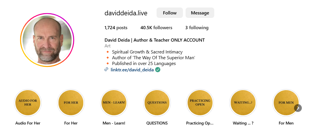 Who is David Deida