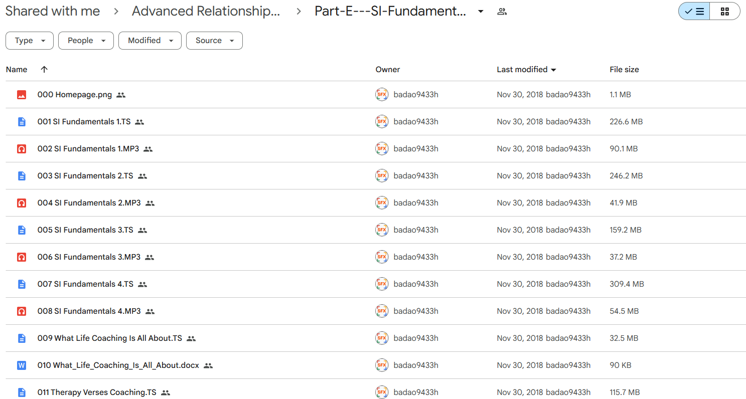 Advanced Relationship Coaching