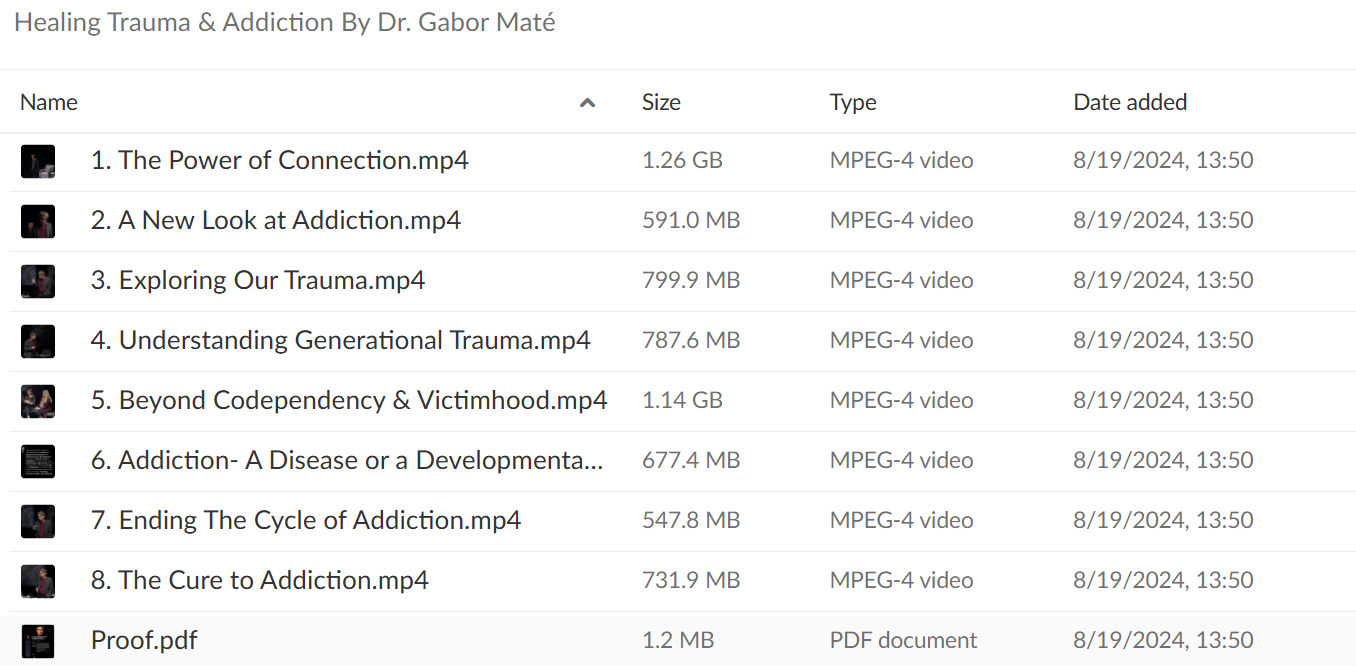 Download Dr. Gabor Maté Healing Trauma & Addiction in Relationships 