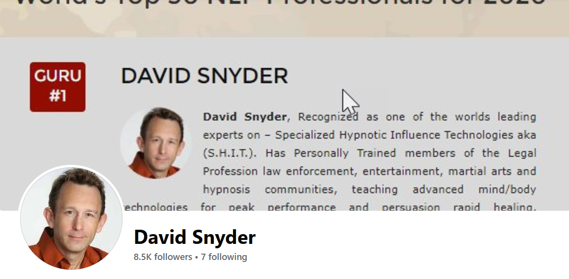 Who is David Snyder