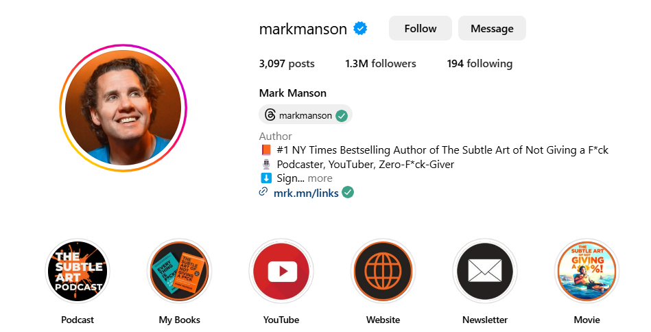 Who is Mark Manson