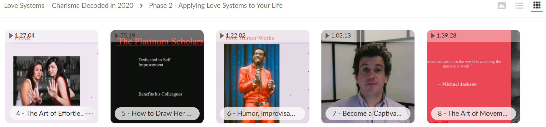 Love Systems course 