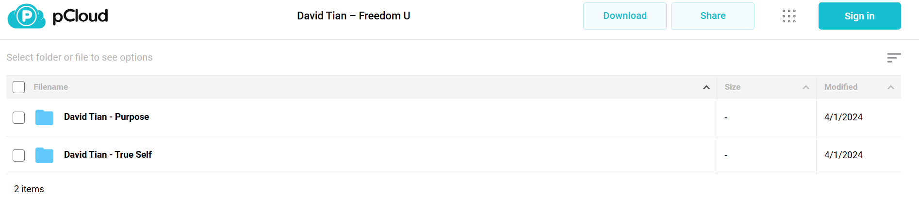 Download David Tian Freedom U