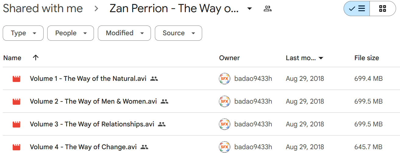 Download Zan Perrion The Way of the Natural