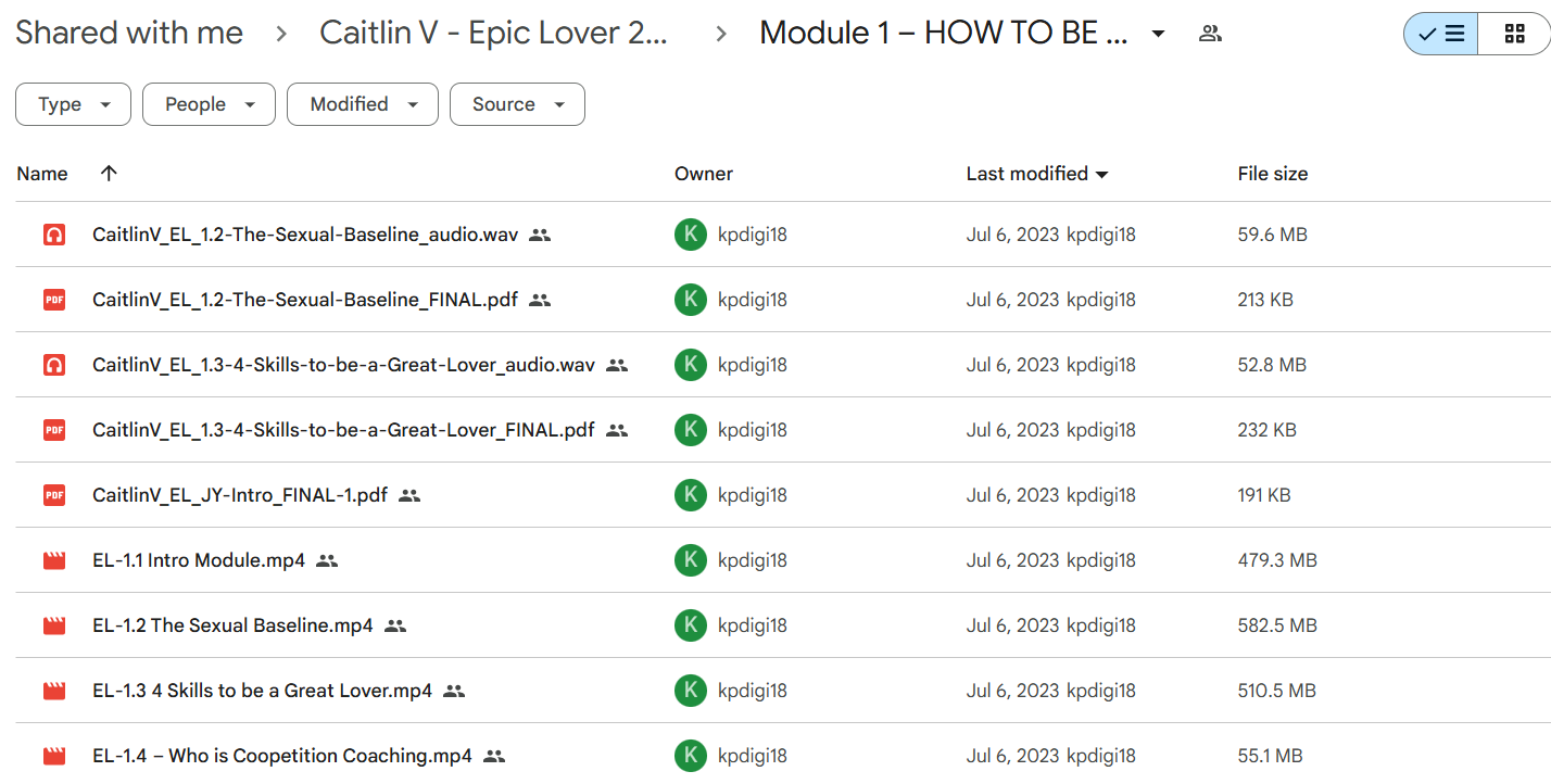 Epic Lover Course