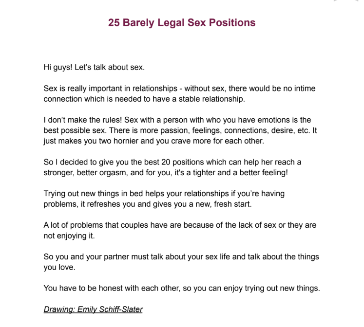 Lovers Guide course 