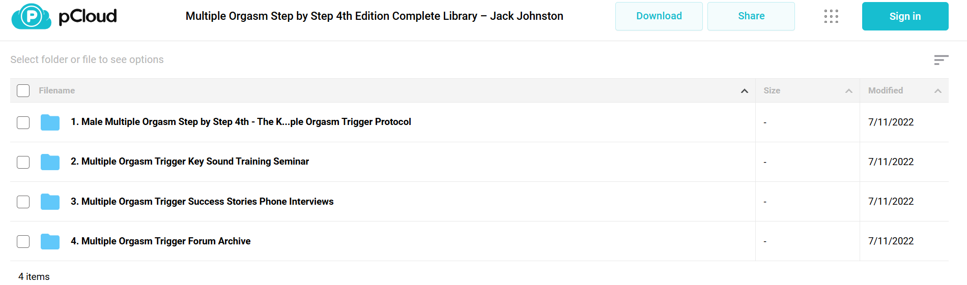 Download Jack Johnston Multiple Orgasm Step by Step 4th Edition 
