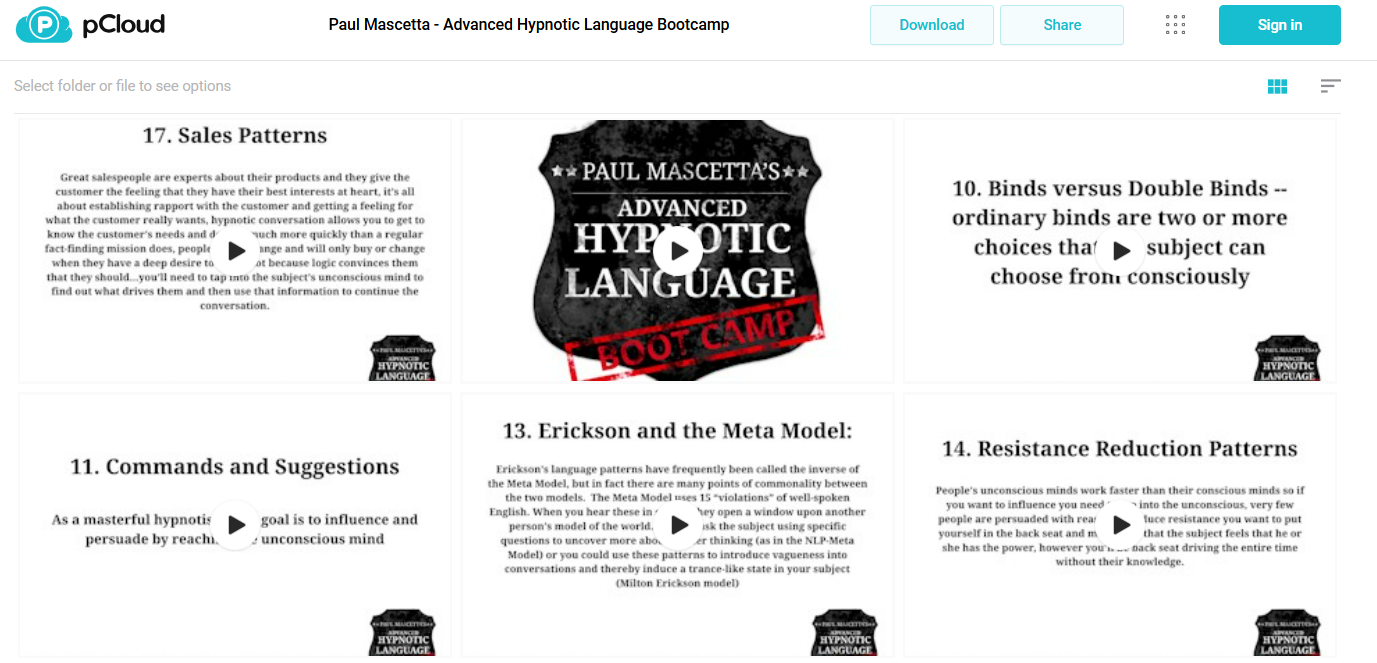 Advanced Hypnotic Language Bootcamp