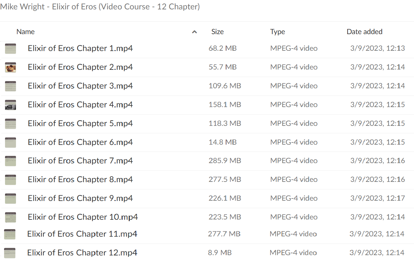 Download Mike Wright Elixir of Eros