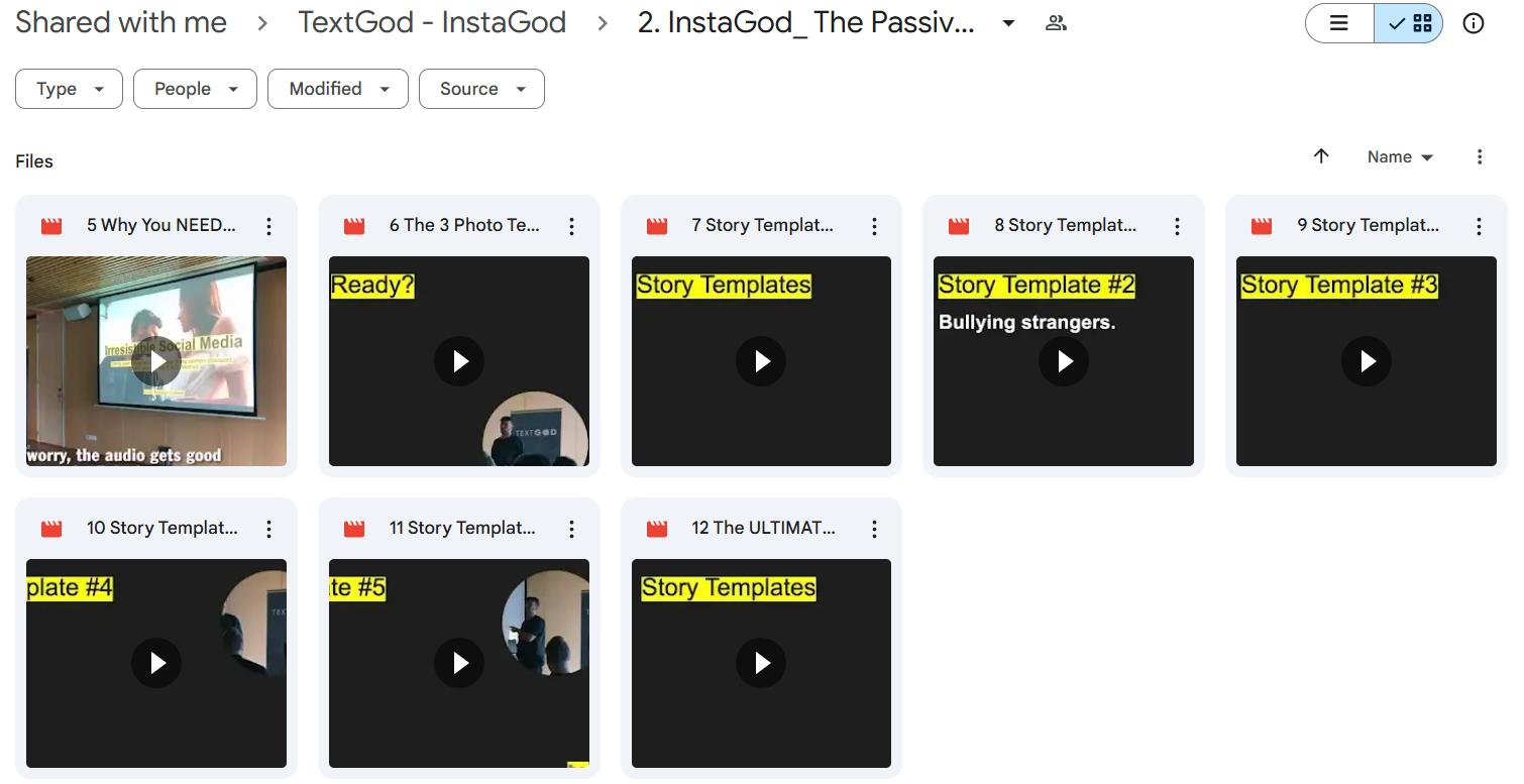 TextGod course 
