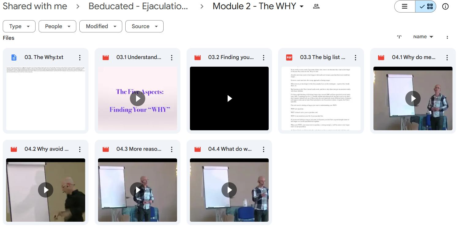 Beducated course 